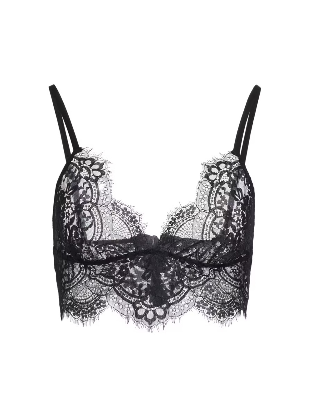 L'AGENCE Black Lace Bralette